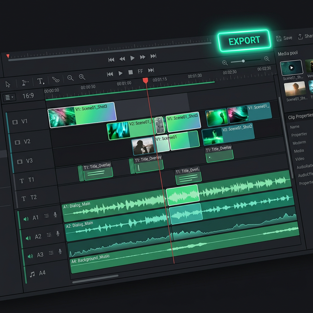 Xuất timeline CapCut